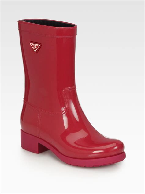 pink prada rain boots|prada ankle boots on sale.